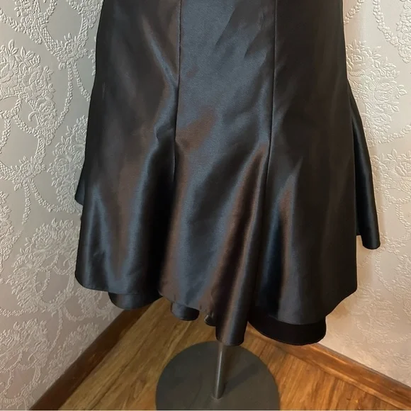 Vintage Gunne Sax Jessica McClintock prom dress 11 cocktail dress black gold Y2K - Picture 3 of 5